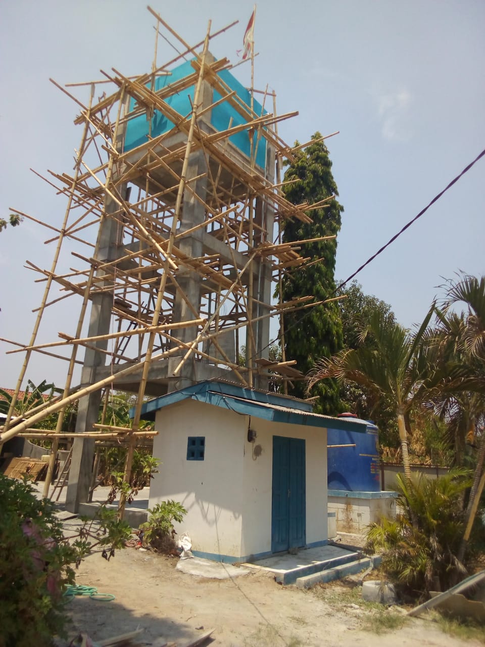 Pembangunan Tower Air PAM Desa